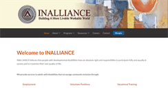 Desktop Screenshot of inallianceinc.com