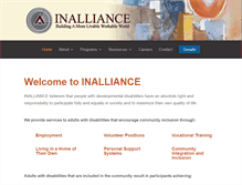Tablet Screenshot of inallianceinc.com